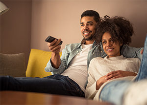 people watching streaming video